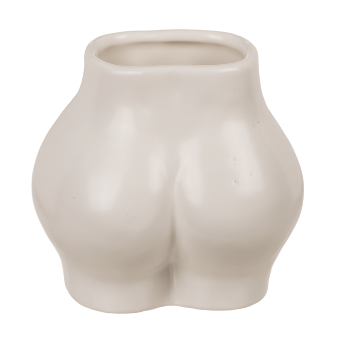Jarrón de cerámica Booty, diseño moderno