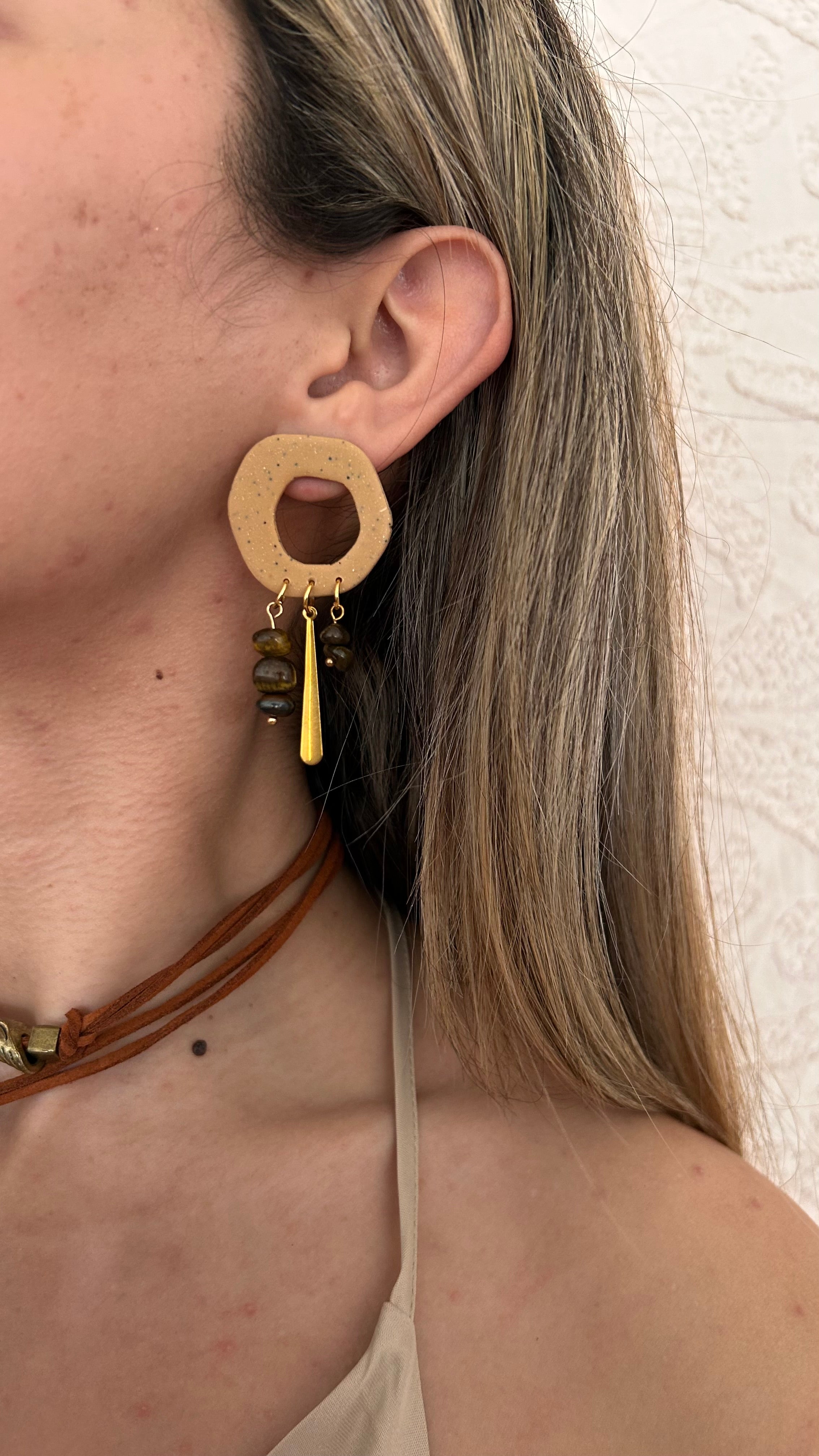 Pendientes Aura Bohem dorados