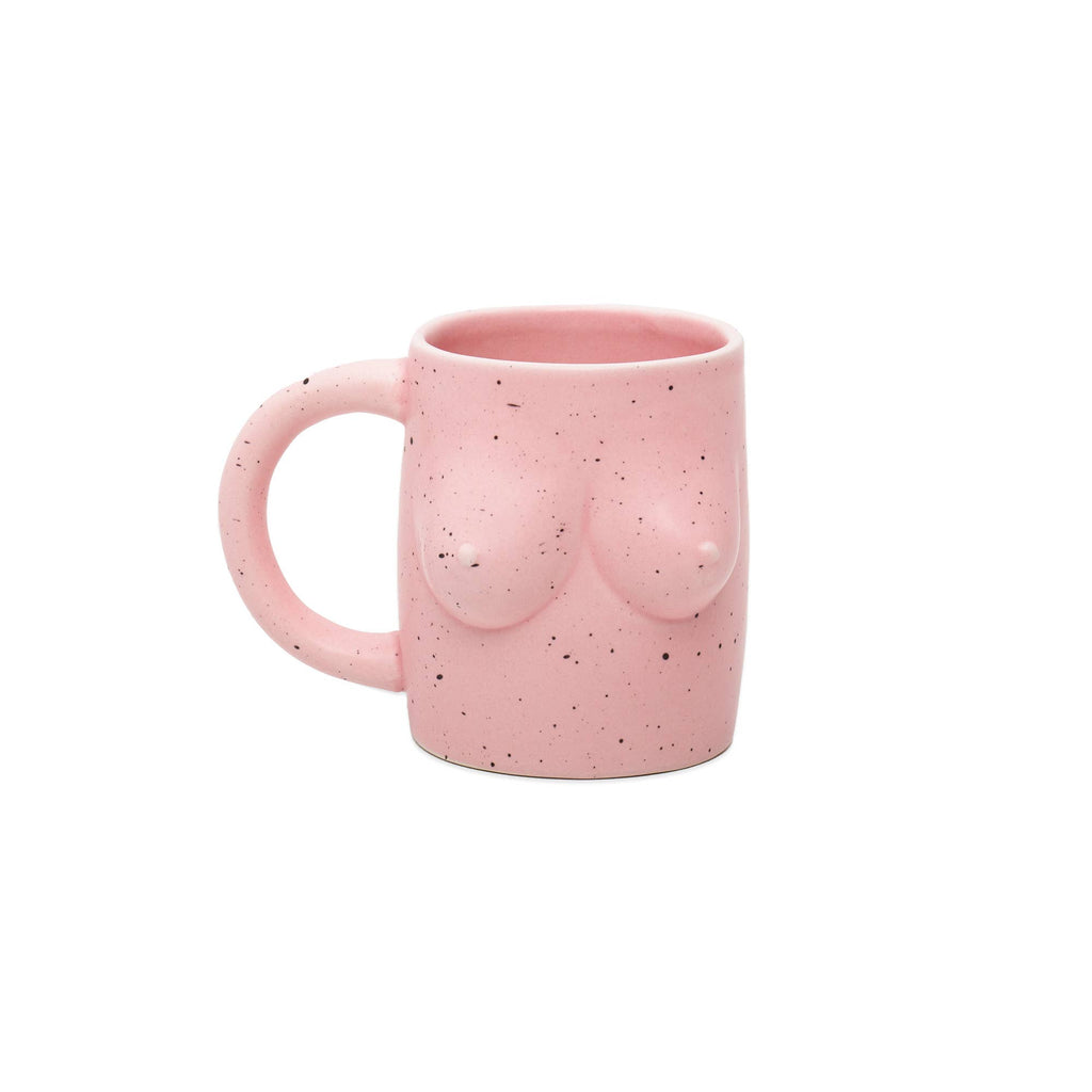 Taza con tetas estéticas rosas - pintada a mano
