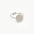 Anillo de acero inoxidable, energético, ajustable.